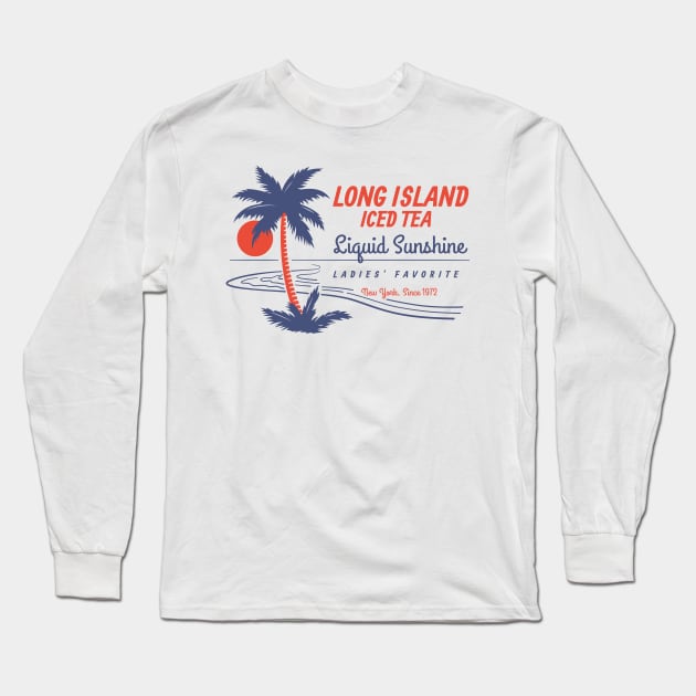 Long island iced tea - Since 1972 Long Sleeve T-Shirt by All About Nerds